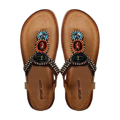 Elastic Ankle Strap Sandal