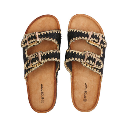 Summer Stitched Slipper