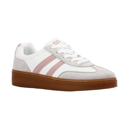 حذاء رياضي بخطوط مخيطة جانبية