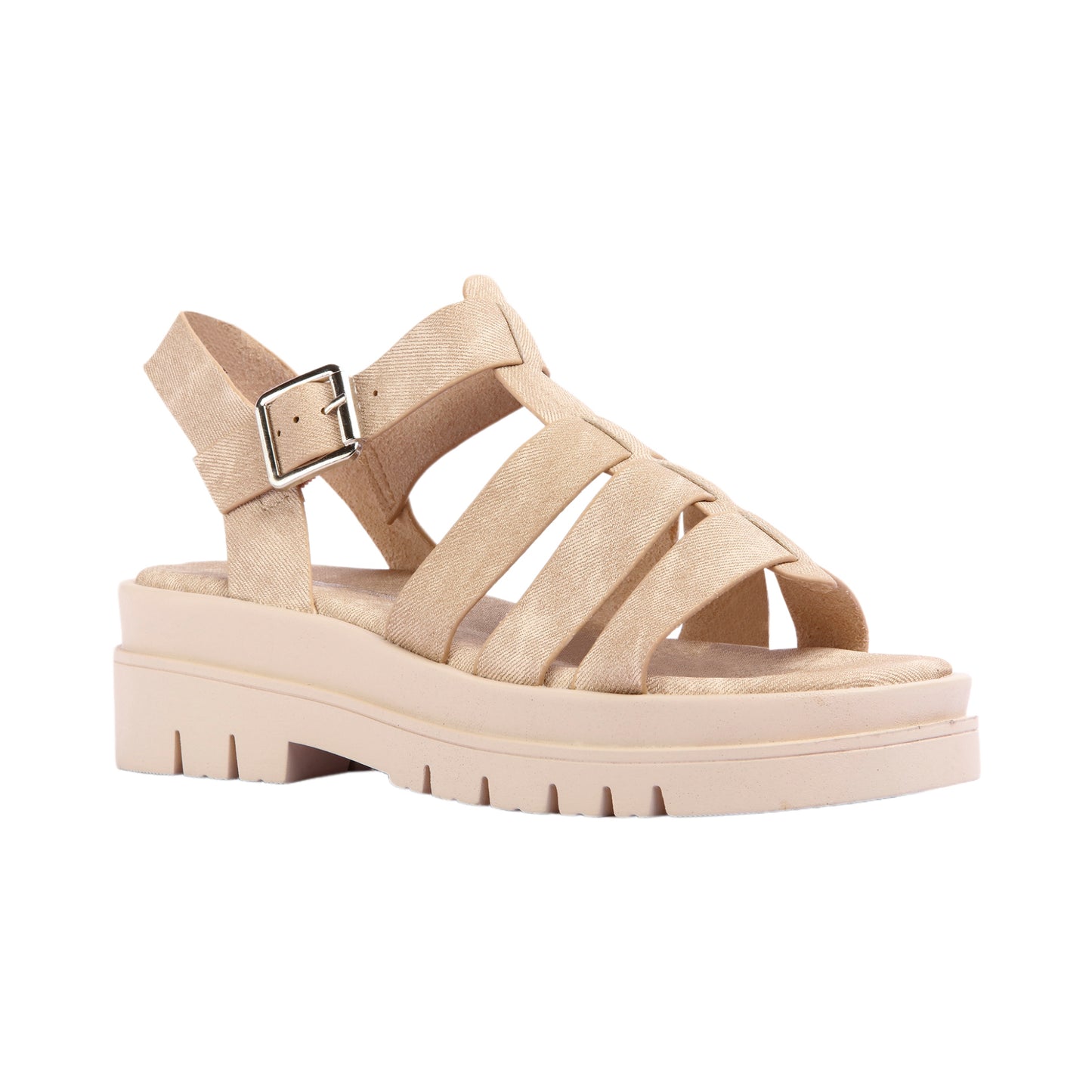 Flat Heel Sandal with Buckle