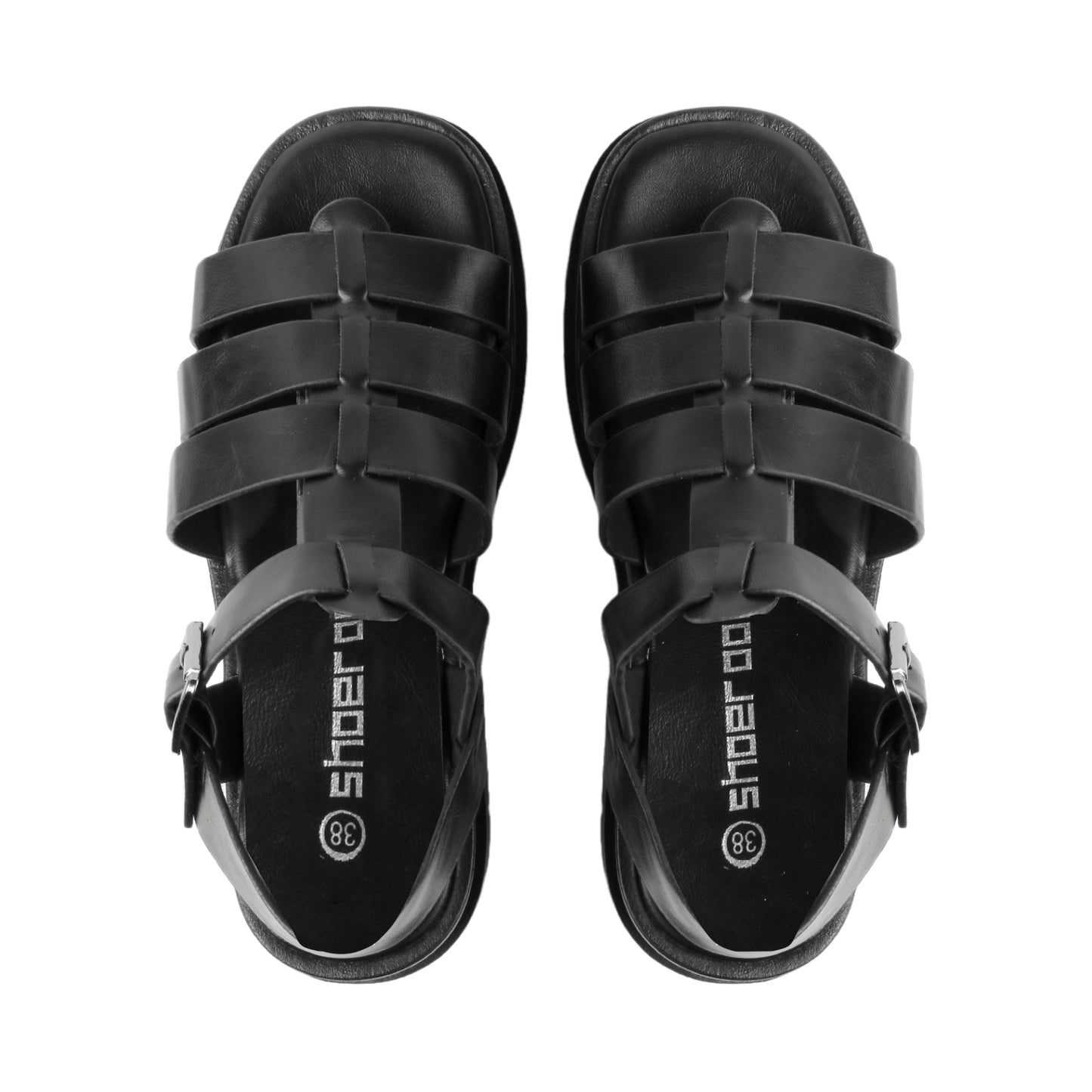 Flat Heel Sandal with Buckle
