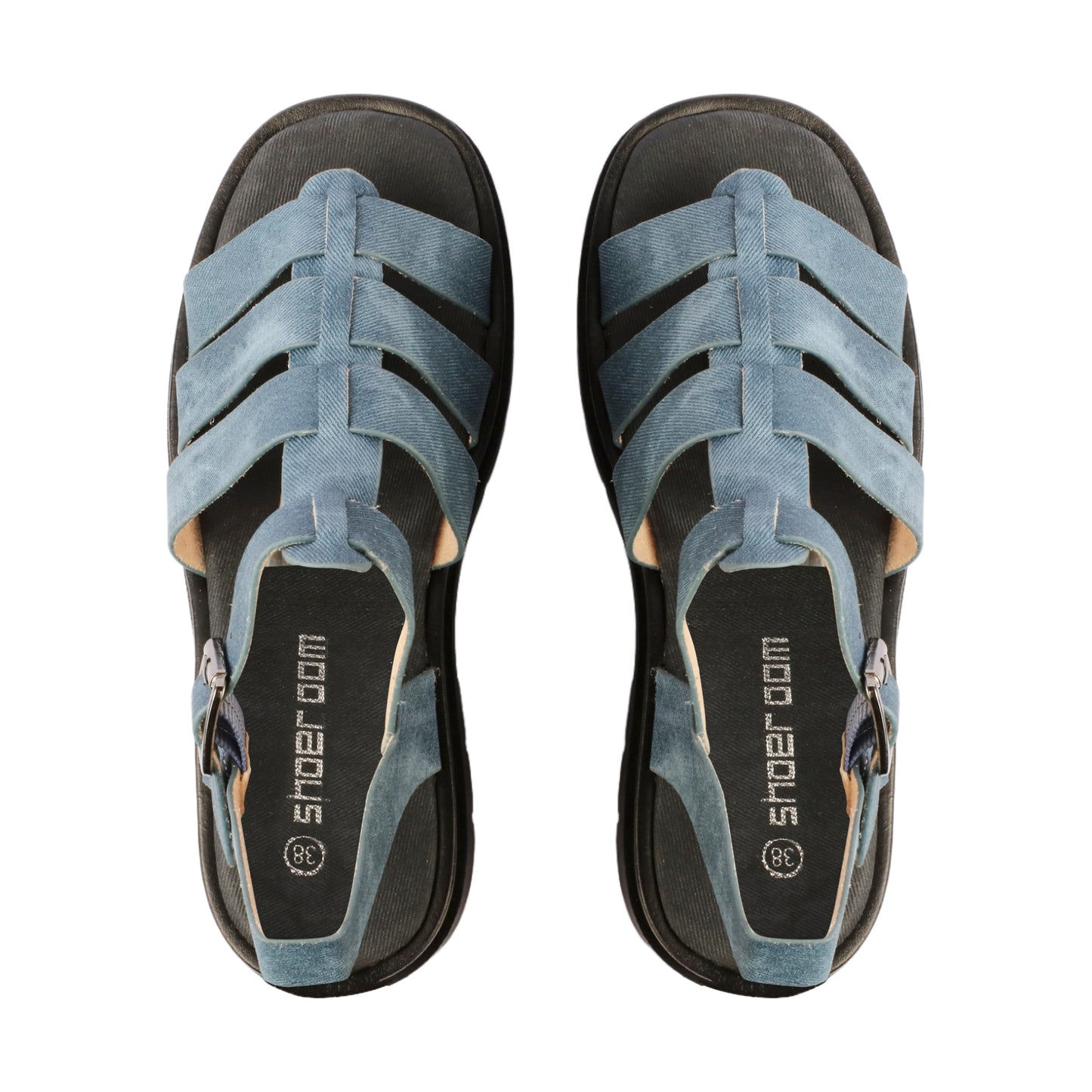 Flat Heel Sandal with Buckle