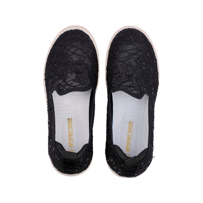 Slip-on Shoes Embellished with Sequins