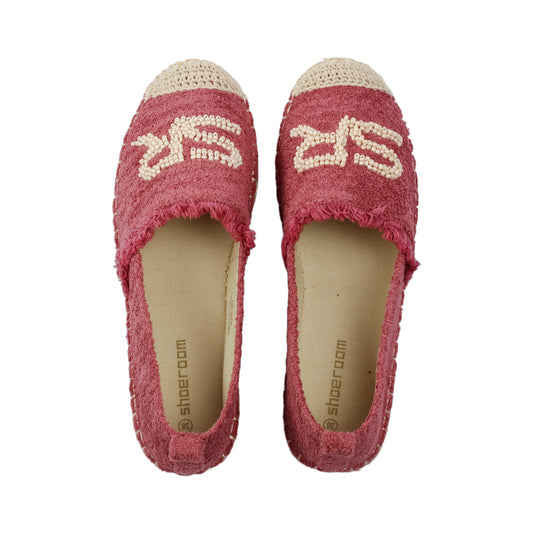 Beaded Espadrille Shoes with Fringe