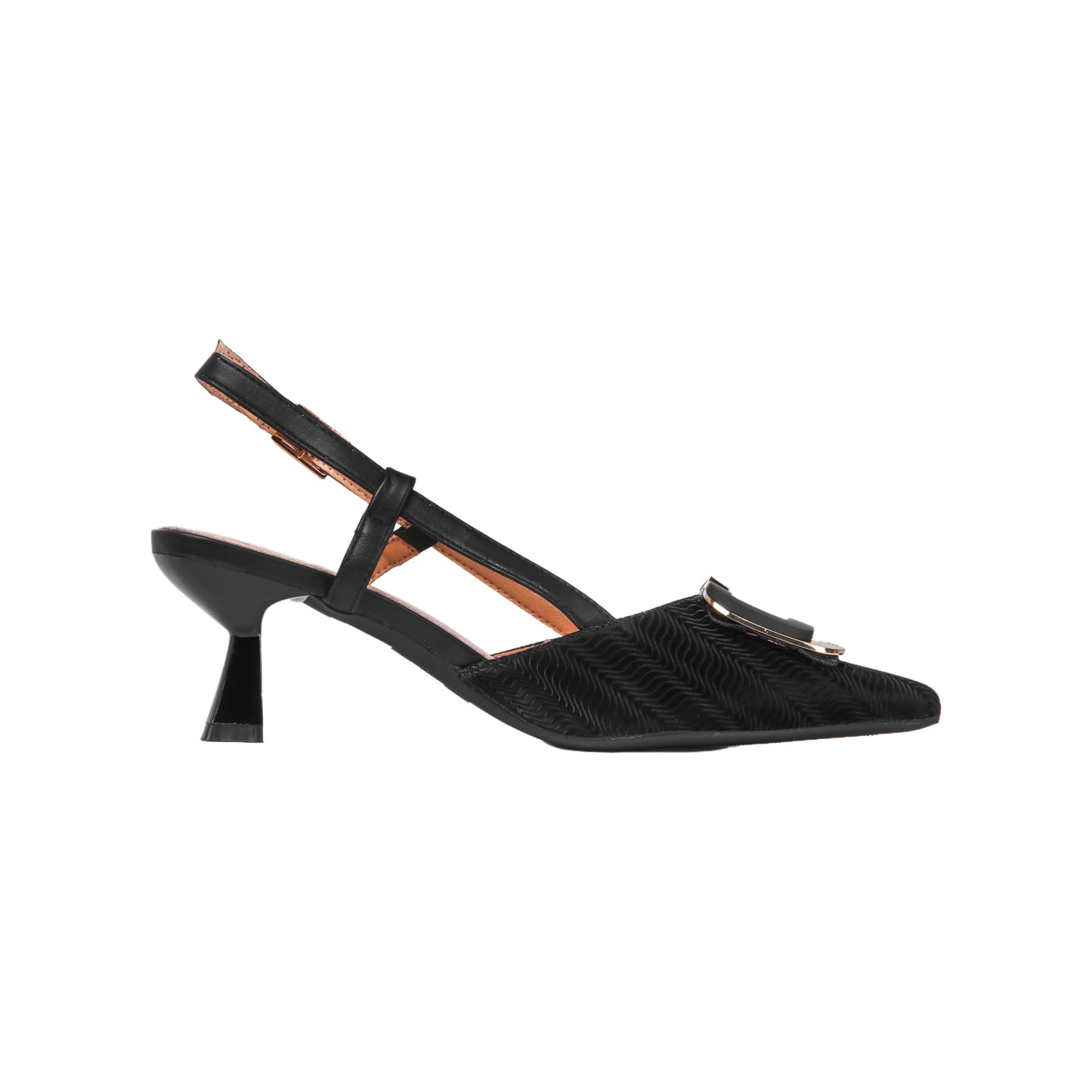 Upper Detailing Slingback High Heels