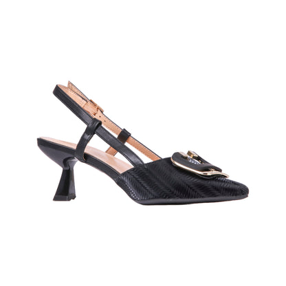Upper Detailing Slingback High Heels