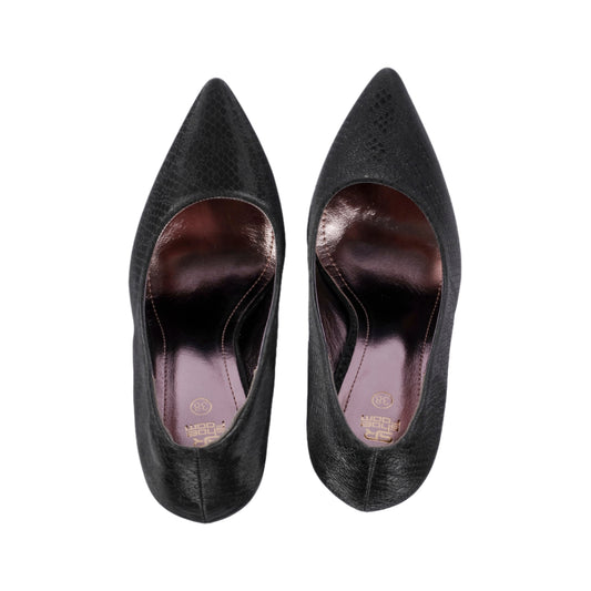 Shiny Leather High Heels