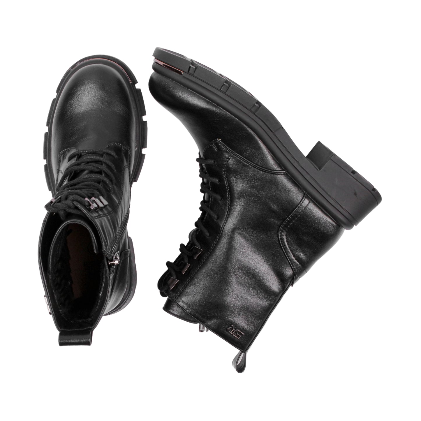 Leather Combat Half Boot