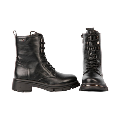 Leather Combat Half Boot