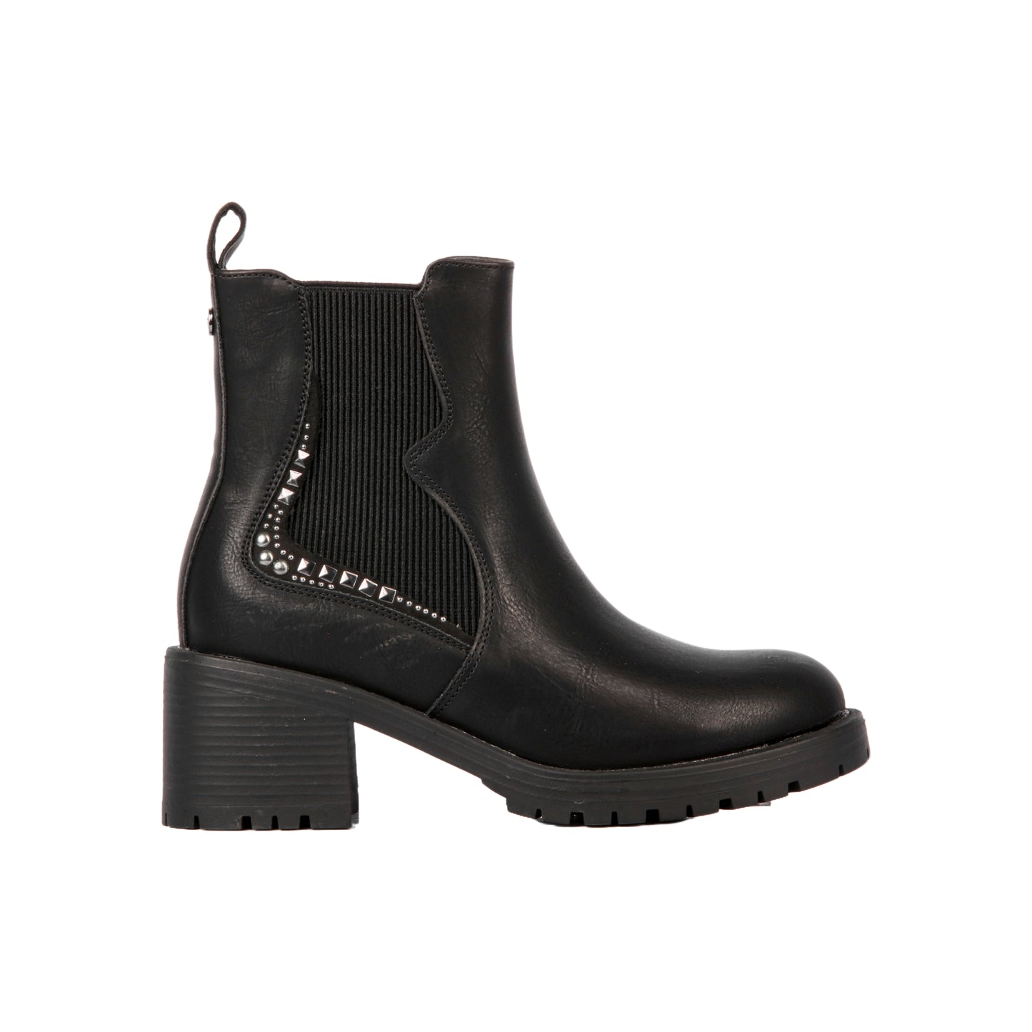 Studs Side Half Boot - 5 CM