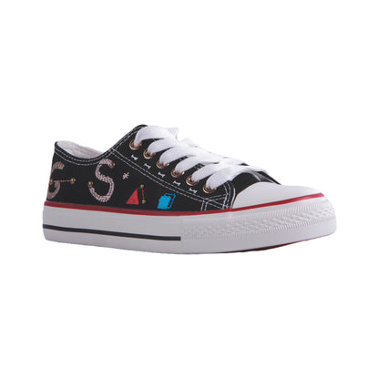 Embroidered Canvas Sneakers