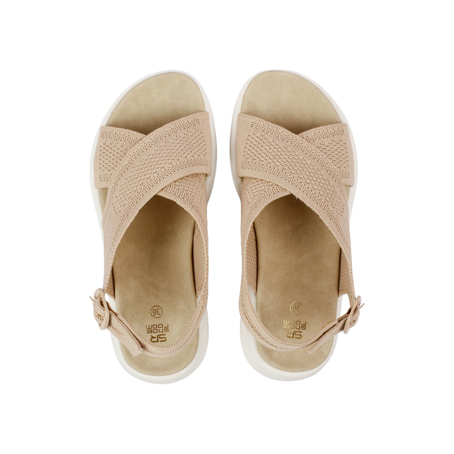 صندل بكفرة جانبية متقاطعة