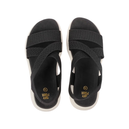 صندل مريح ذو رباط مرن حول الكاحل