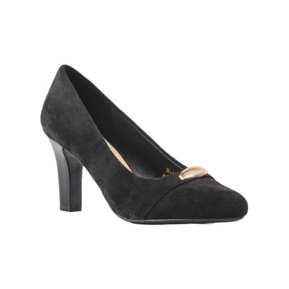 Golden Buckle High Heels Shoes