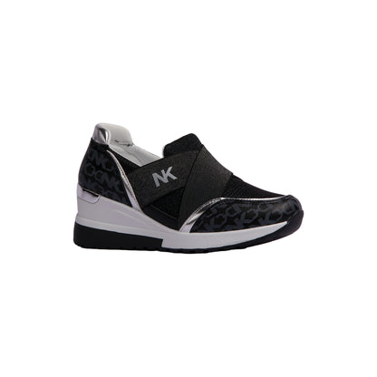 Shiny Slip-on Sneakers