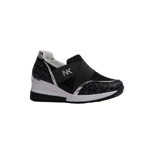Shiny Slip-on Sneakers