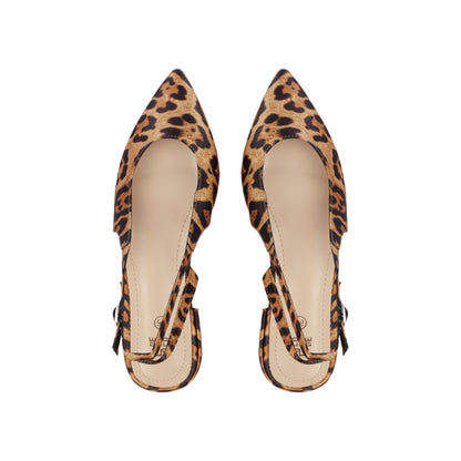 Double Buckle Slingback Shoes