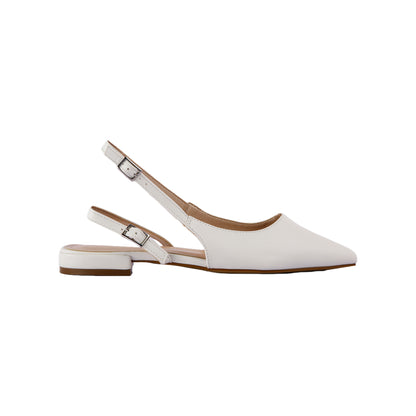 Double Buckle Slingback Shoes