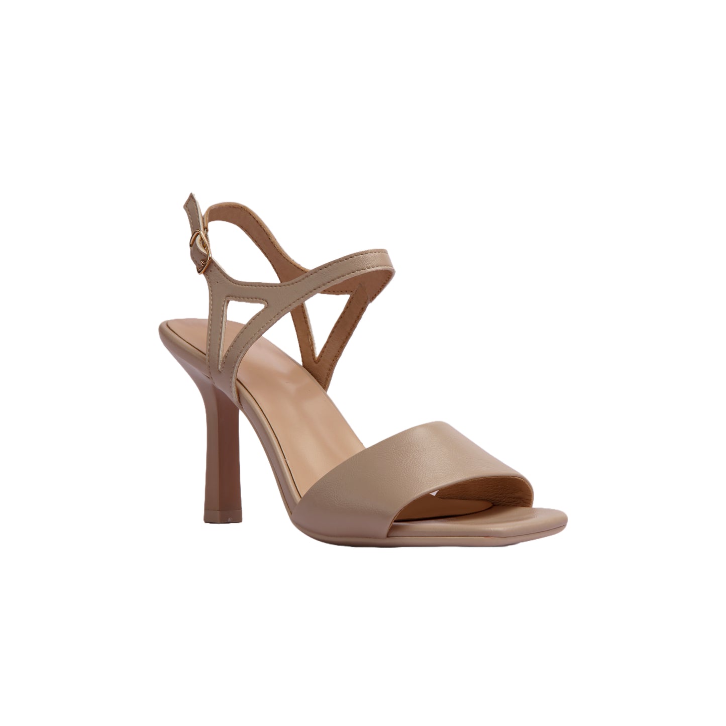 صندل بكعب عالي مع إبزيم عند الكاحل