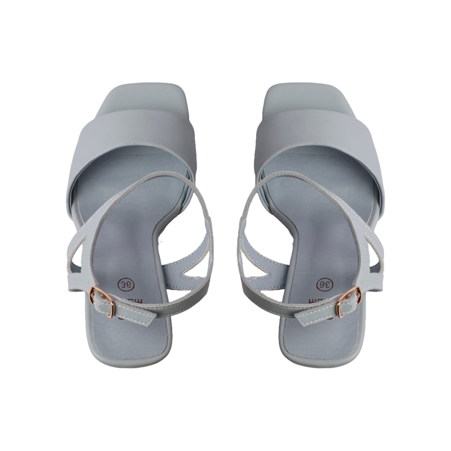 صندل بكعب عالي مع إبزيم عند الكاحل