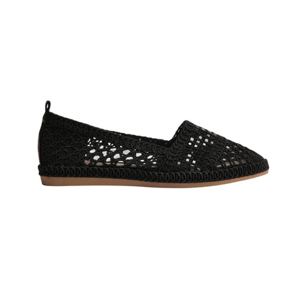 Crochet Espadrille with Rhinestones