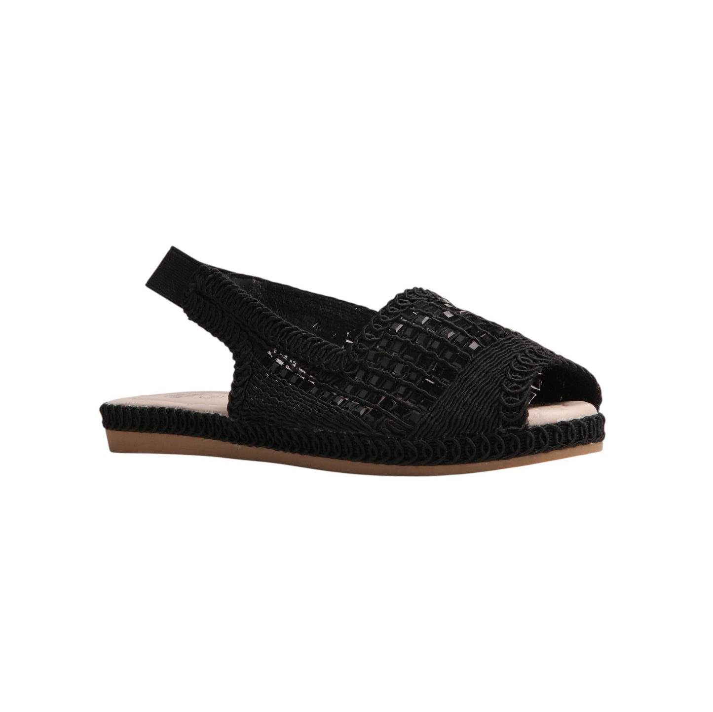 Crochet Sandal with Rhinestones
