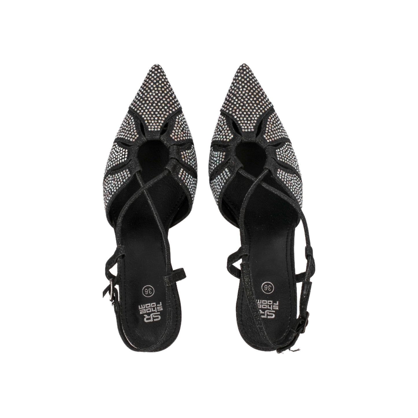 Soiree Strass Pointed Toe High Heels