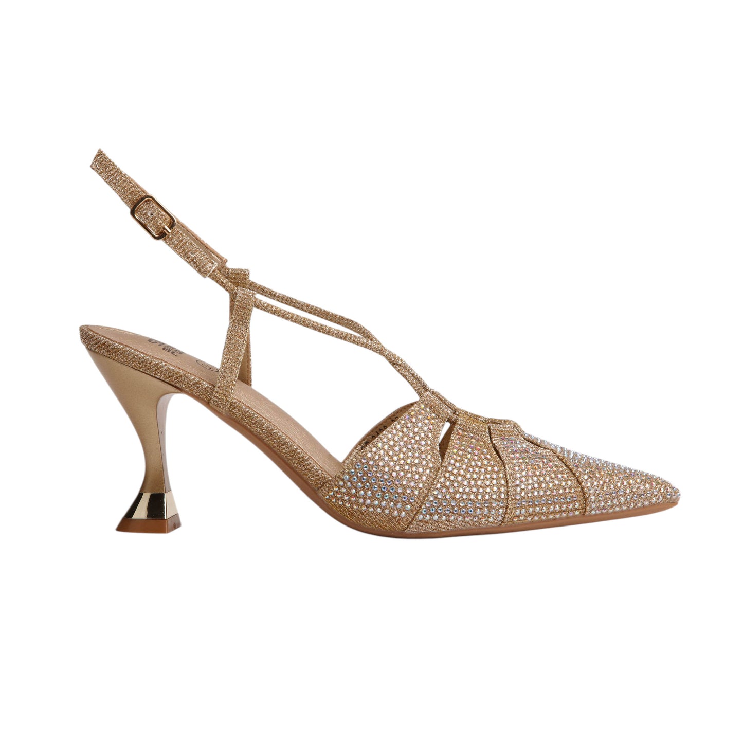 Soiree Strass Pointed Toe High Heels