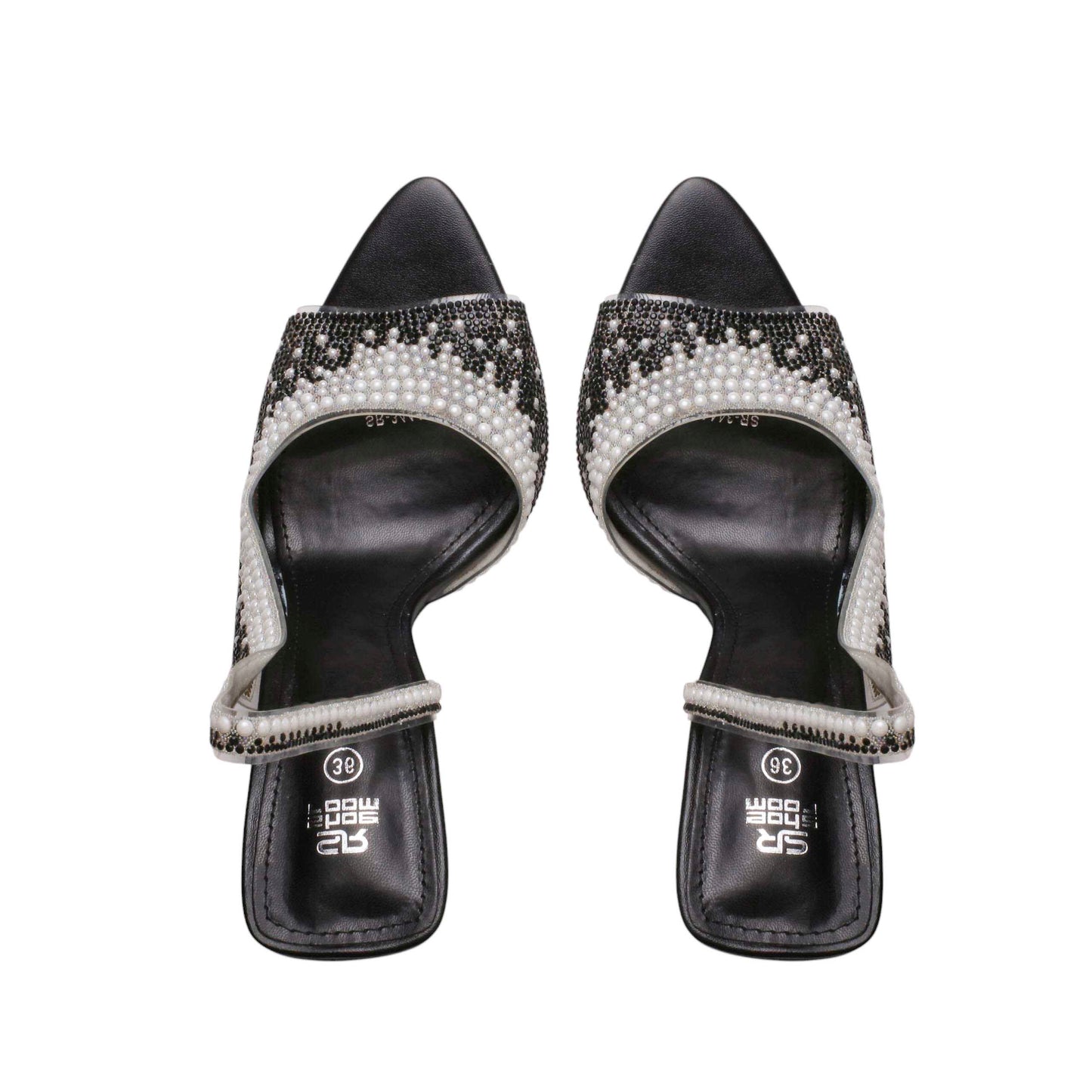 Soiree Slingback Sandal with Pearls