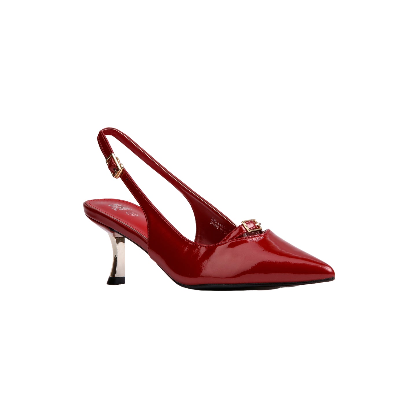 Slingback Leather High Heels