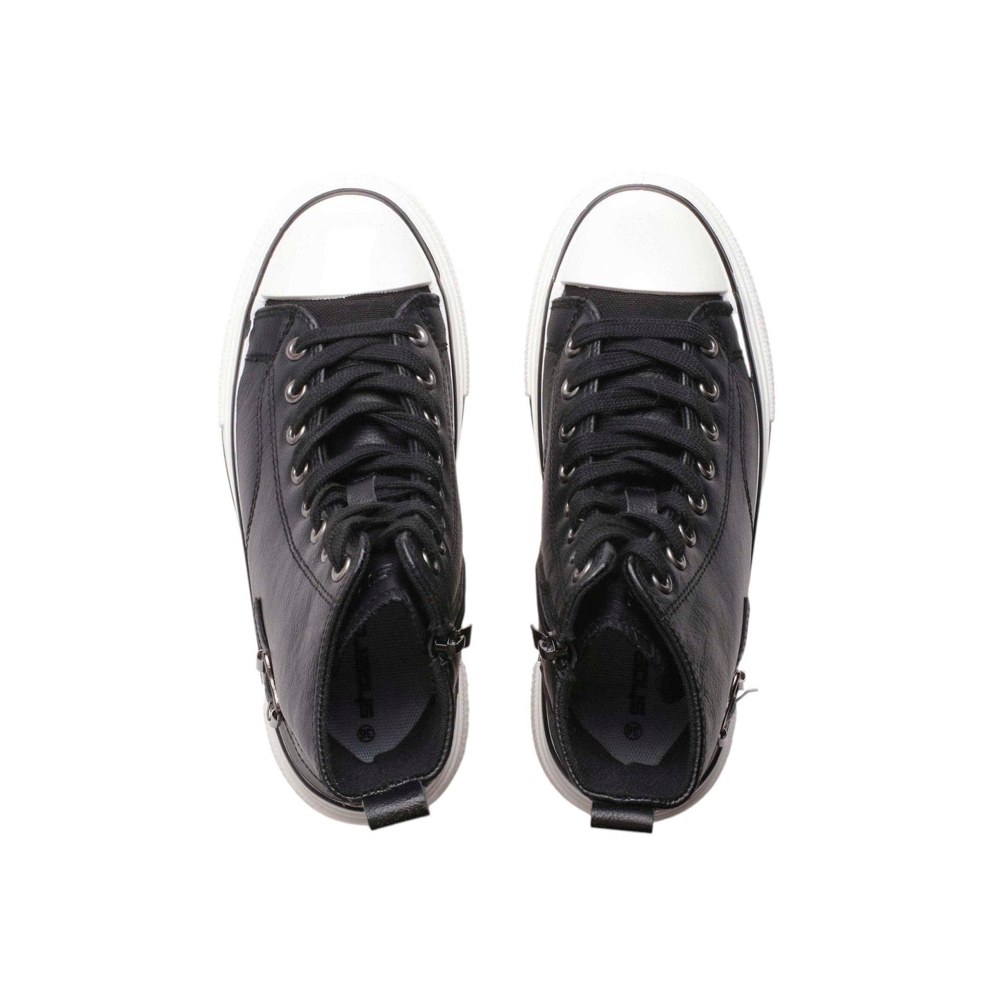 High Top Leather Sneakers