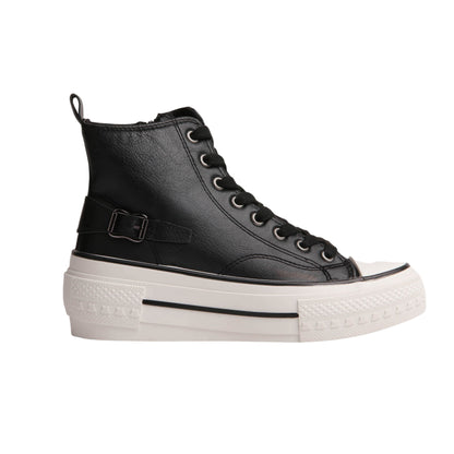 High Top Leather Sneakers