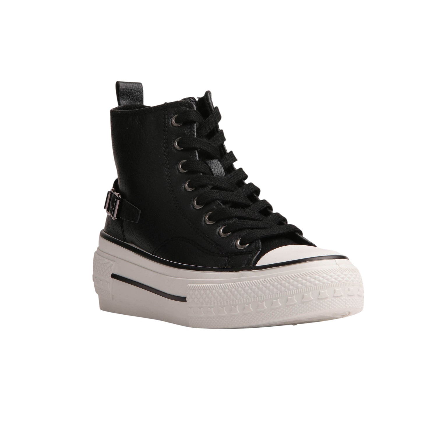 High Top Leather Sneakers