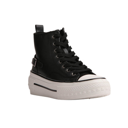 High Top Leather Sneakers