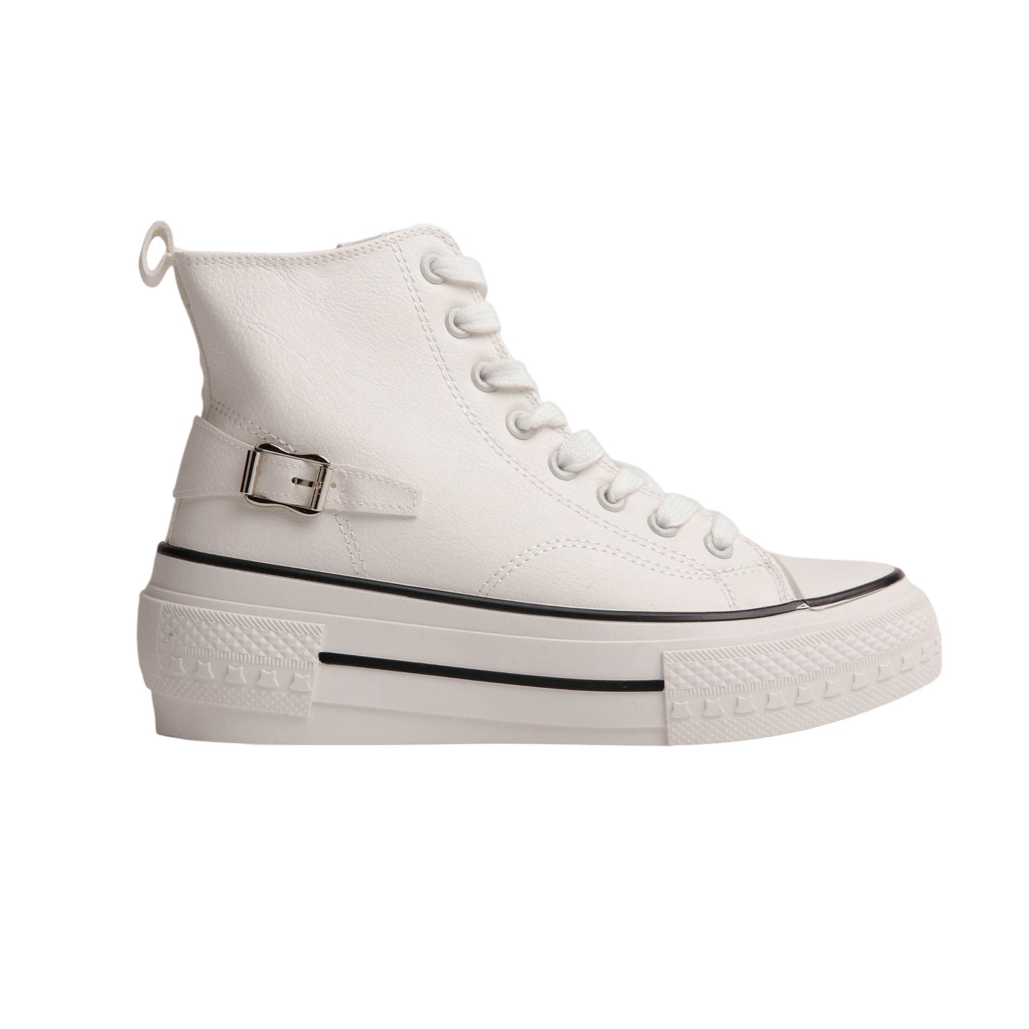 High Top Leather Sneakers