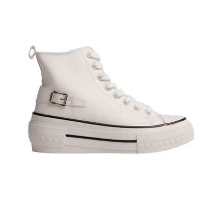 High Top Leather Sneakers