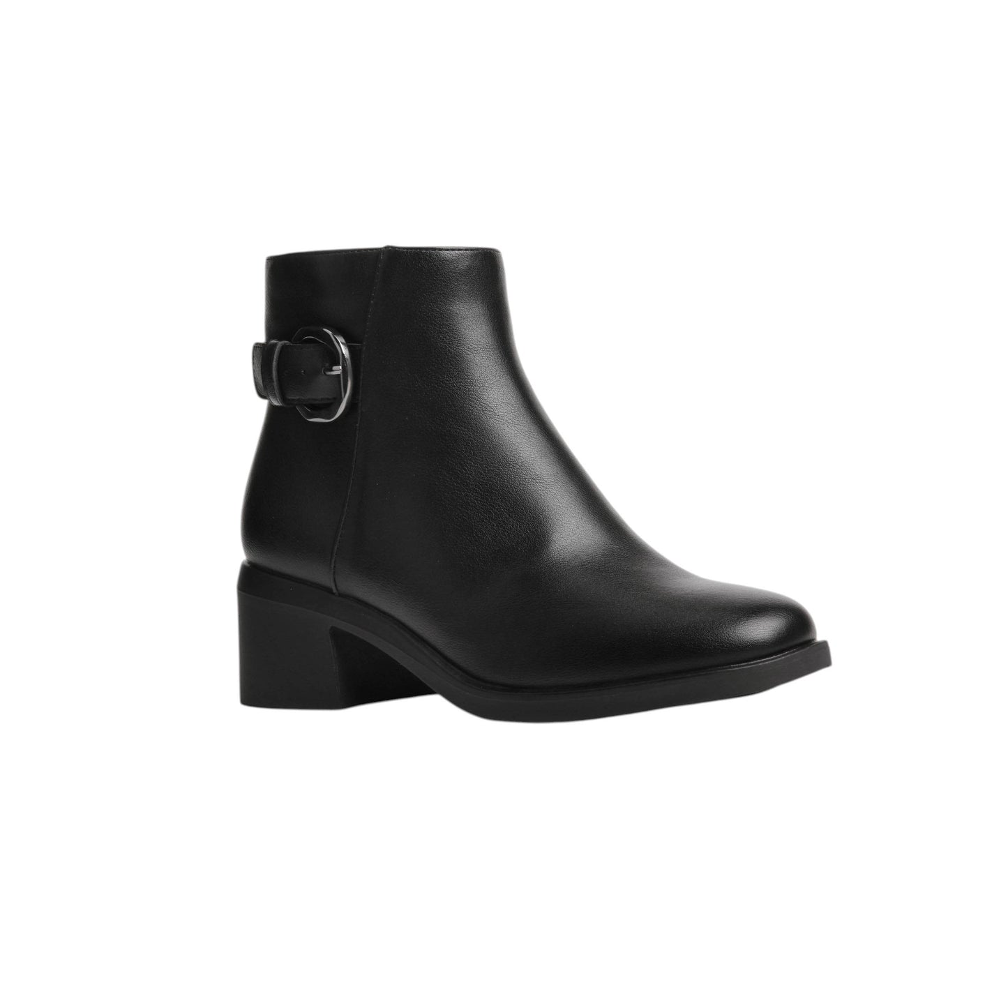 Side Buckle Half Boot - 5 CM