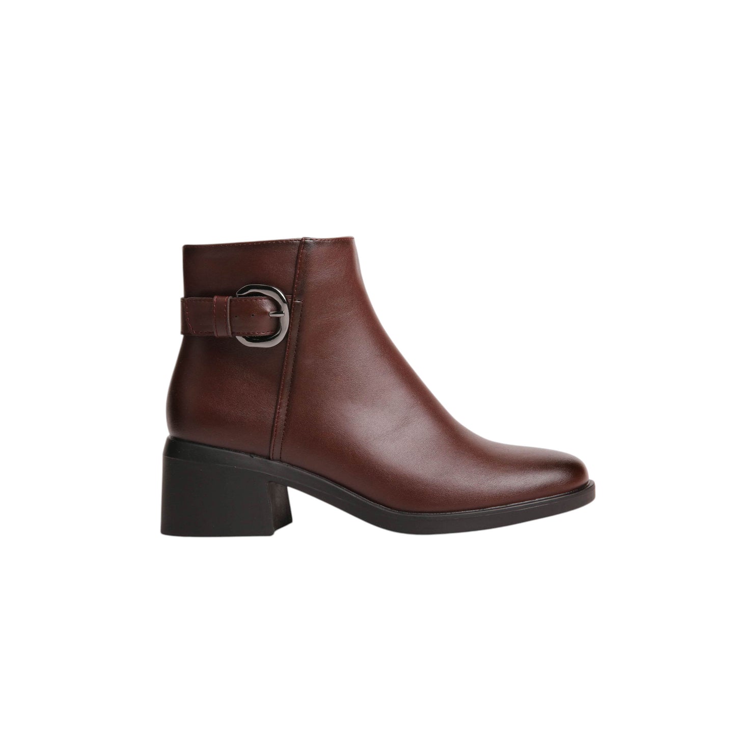 Side Buckle Half Boot - 5 CM