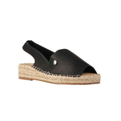 Burlap Outsole Flat Sandal