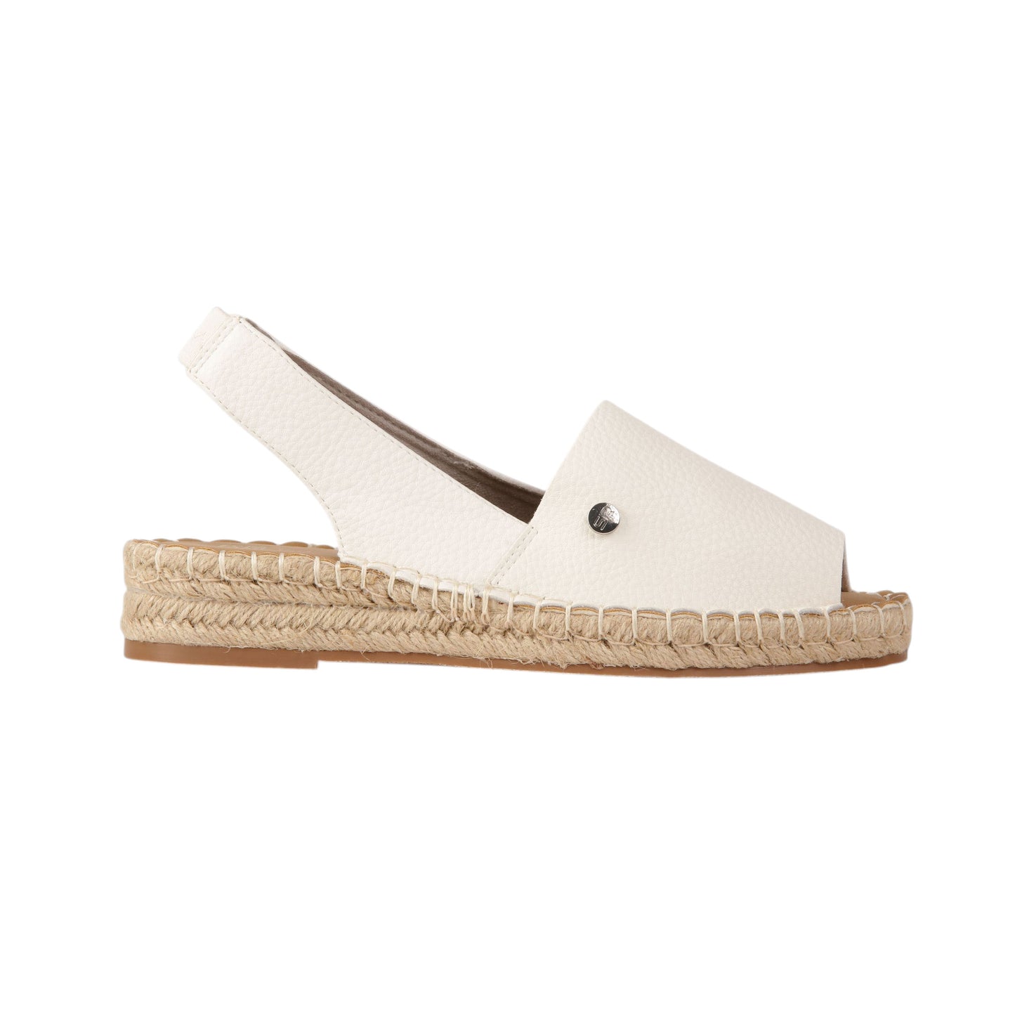 Burlap Outsole Flat Sandal