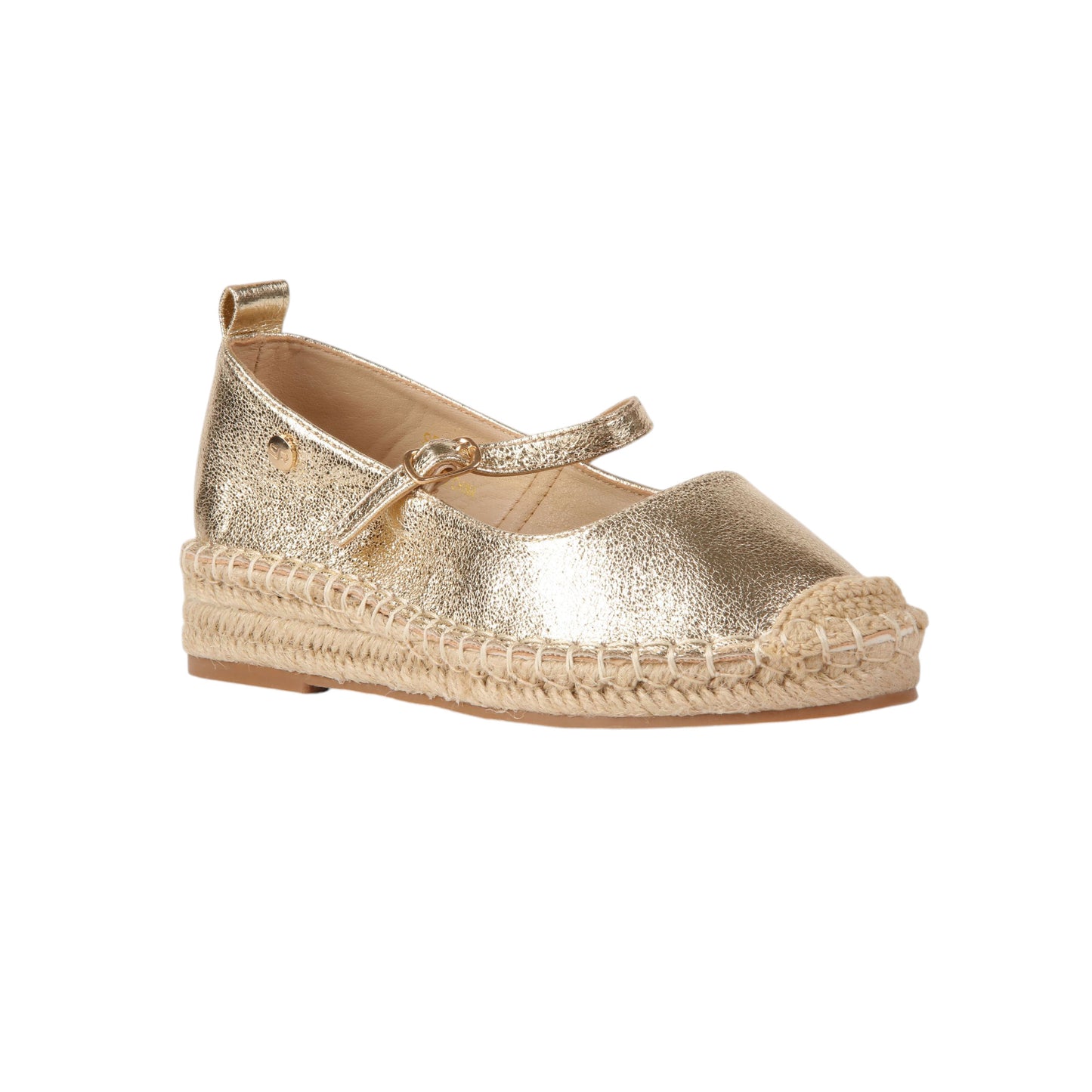 Burlap Outsole Shiny Shoes