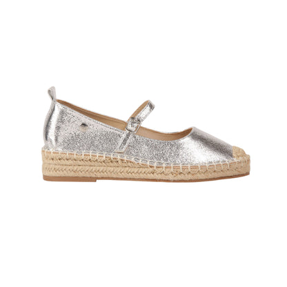 Burlap Outsole Shiny Shoes