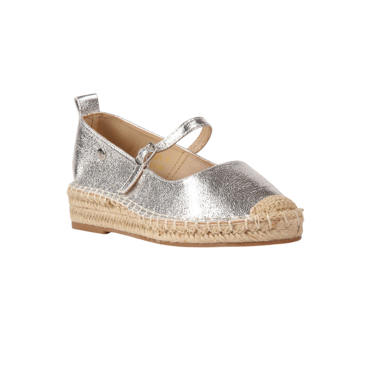 Burlap Outsole Shiny Shoes