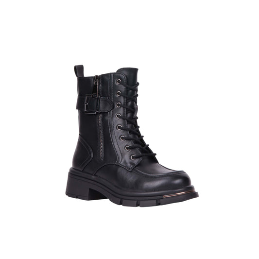 Side Zipper Half Boot - 3 CM