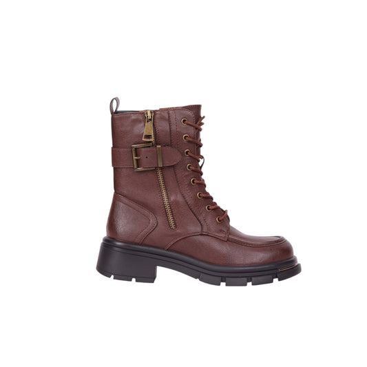 Side Zipper Half Boot - 3 CM