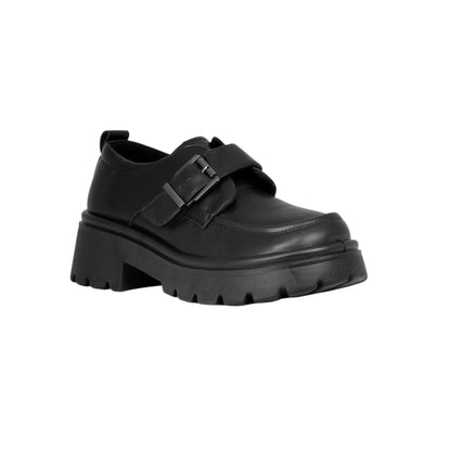 Chunky Sole Upper Buckle Loafer