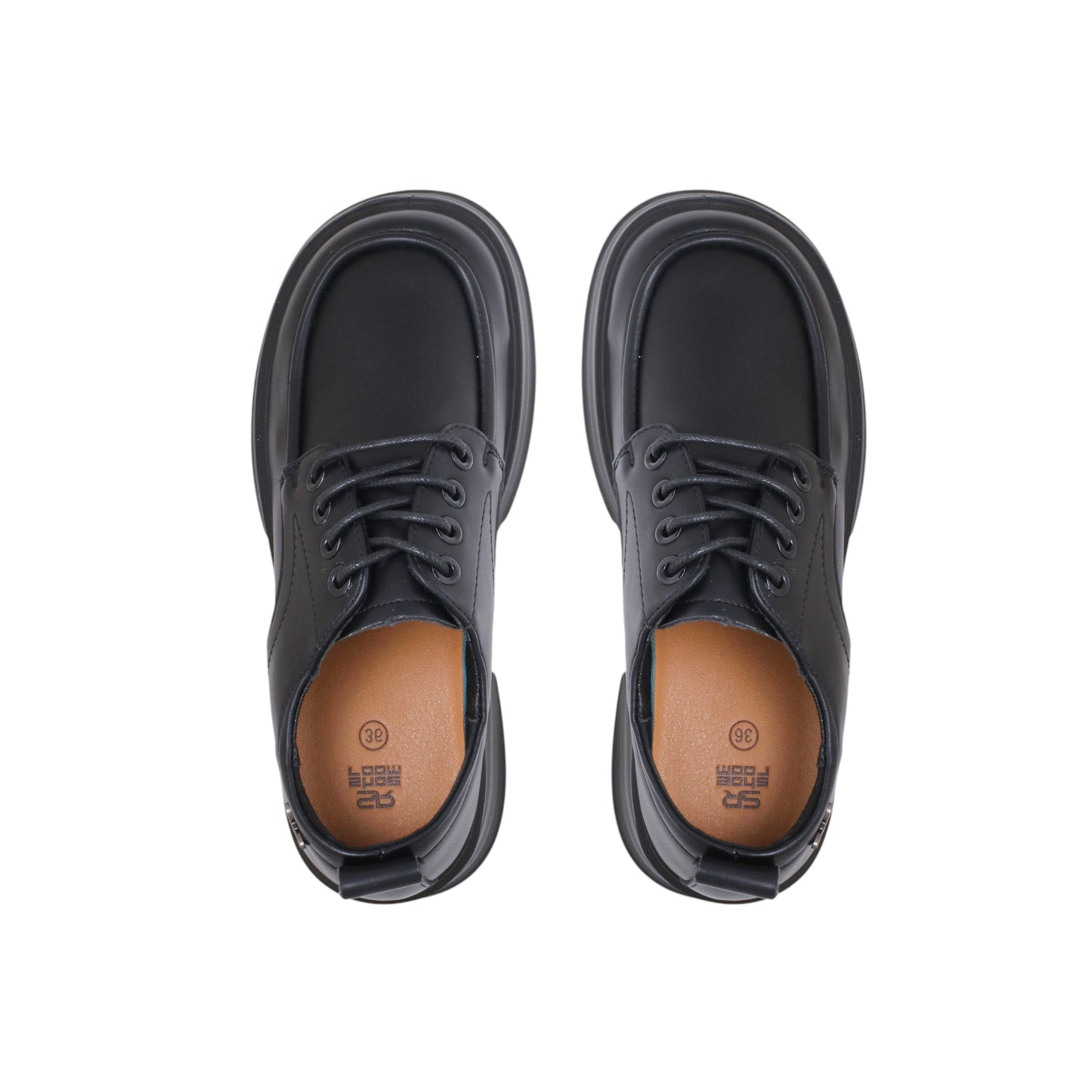 Lace-up Loafer with Flat Heel