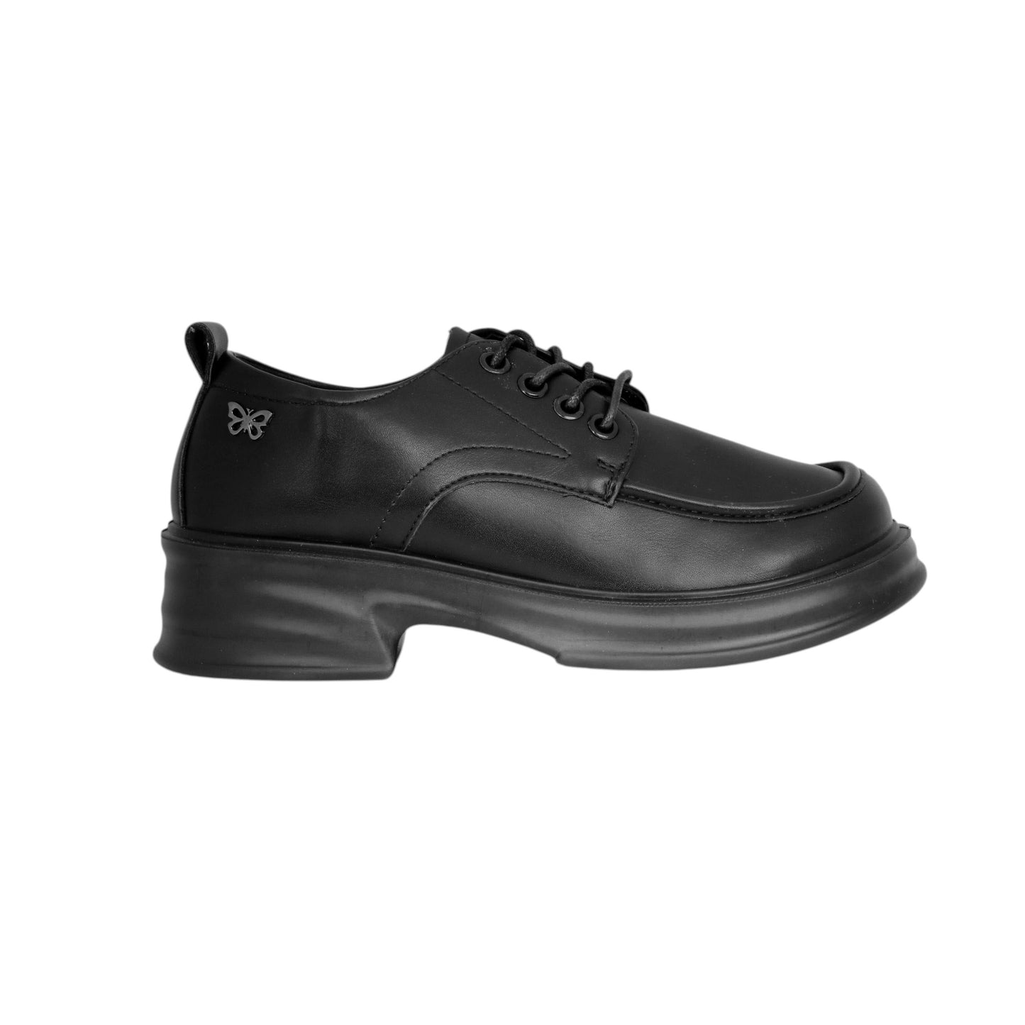 Lace-up Loafer with Flat Heel