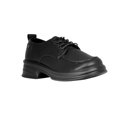 Lace-up Loafer with Flat Heel