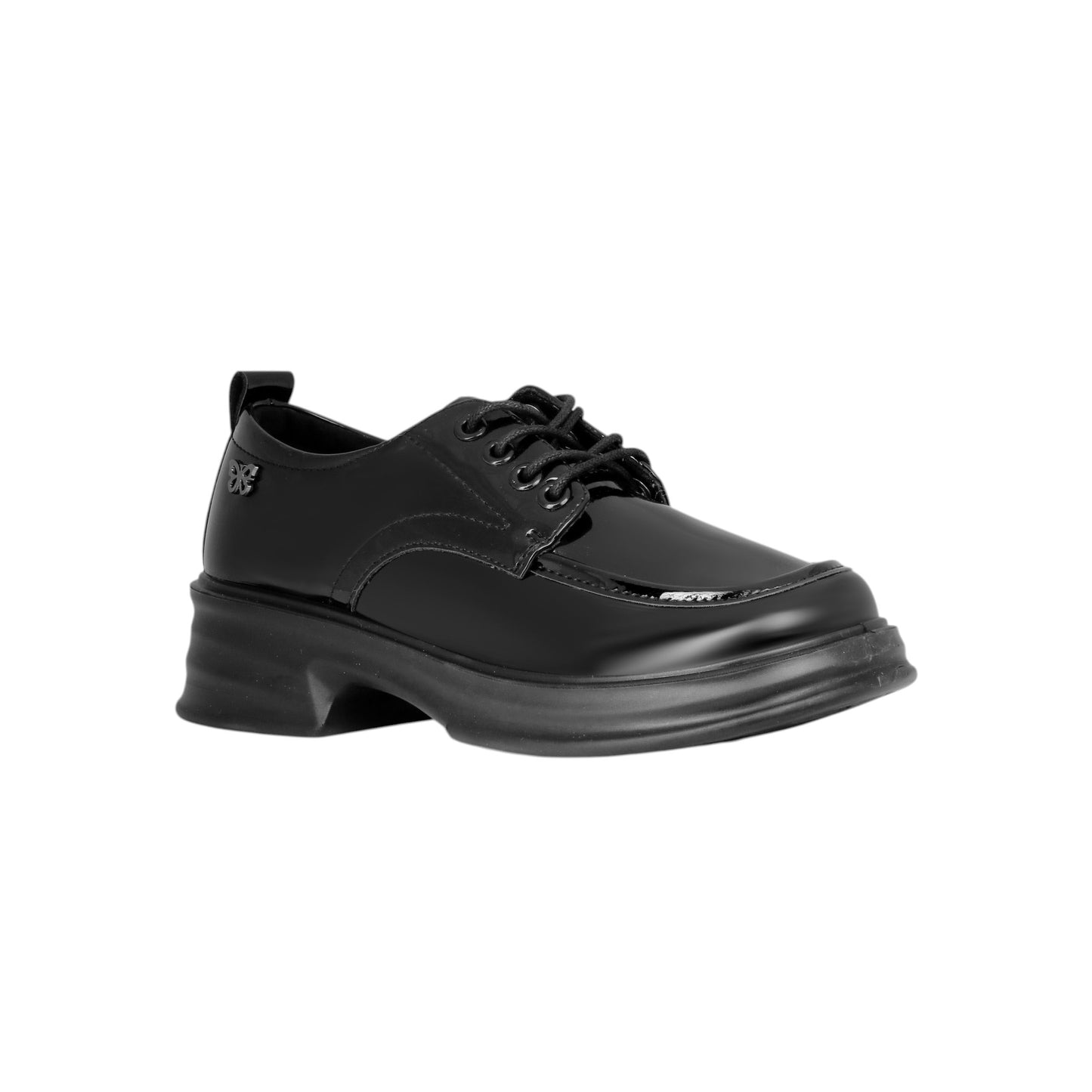 Patent Leather Lace-up Loafer